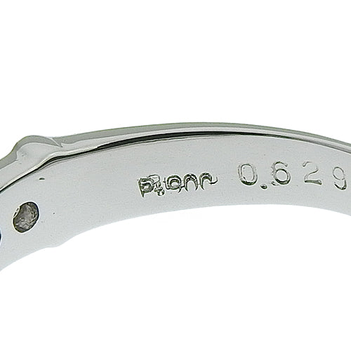 サファイア ダイヤモンド スター リング S0.629/D0.45 Pt900プラチナ