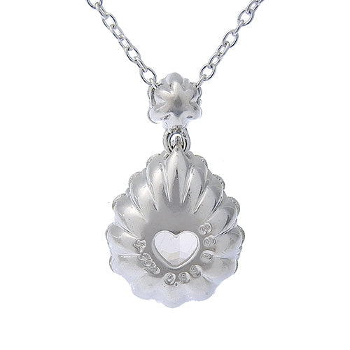 摩根石与钻石项链,摩根石/钻石 0.99/D0.33,18K 白金,WG