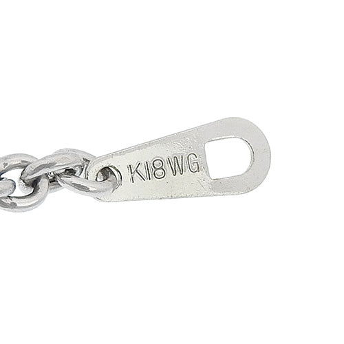 Diamond necklace D2.28,0.84 K18 white gold WG