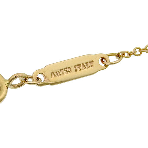 18K 黄金密镶钻石微笑钻石项链