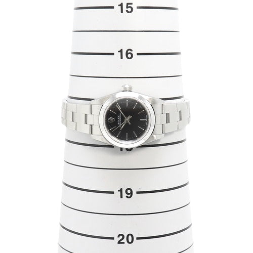 76080 Oyster Perpetual 24 SS F-series Automatic Black Dial