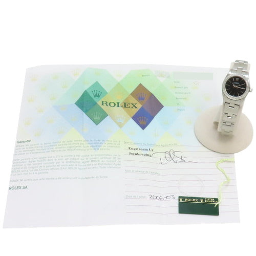 76080 蚝式恒动24型精钢腕表 F系列 自动上链 黑色