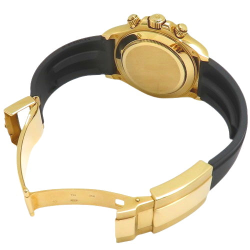 【保証書付】 116518LN コスモグラフ デイトナ YG/ラバー ランダム番 自動巻き シャンパンゴールド