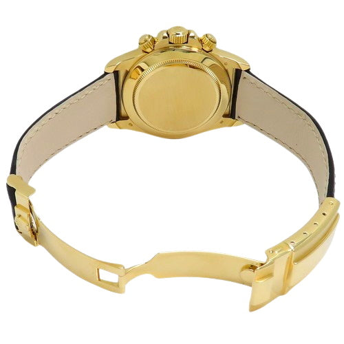 16518G Daytona 黄金/皮革 A字头 自动上链 黑色