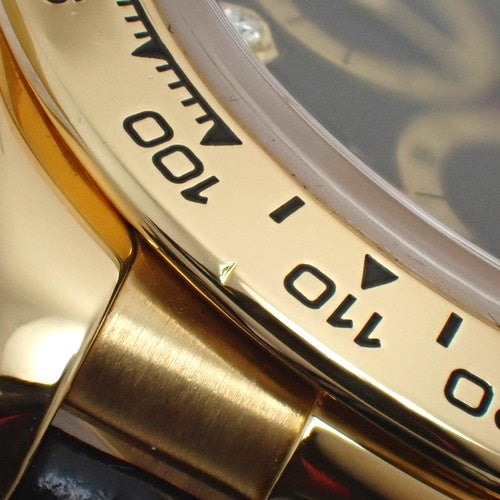 16518G Daytona 黄金/皮革 A字头 自动上链 黑色