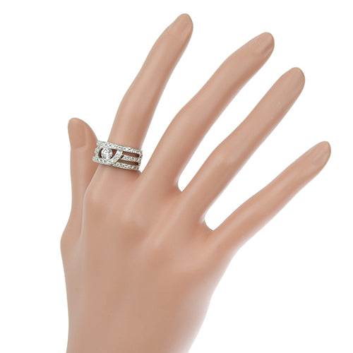 Diamond Ring D0.574,0.63 Pt900 Platinum