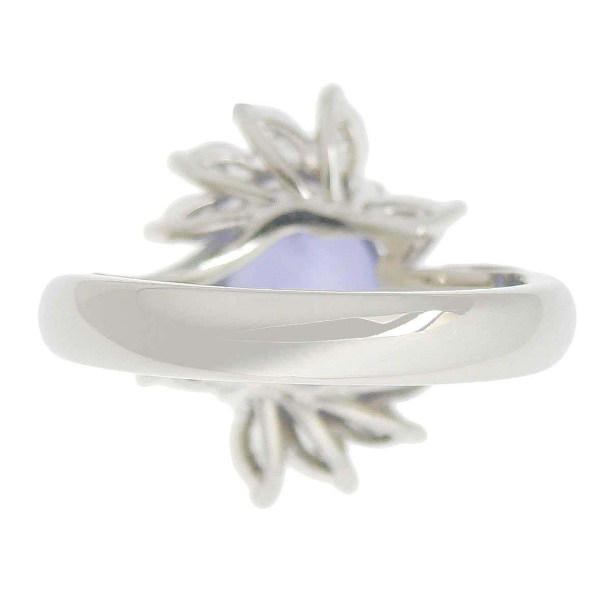 Star Sapphire and Diamond Ring SS4.436/D0.55 Pt900 Platinum