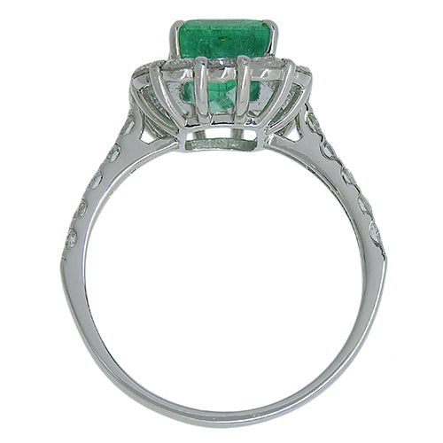 エメラルド ダイヤモンド リング E2.35/D1.00 Pt950プラチナ
