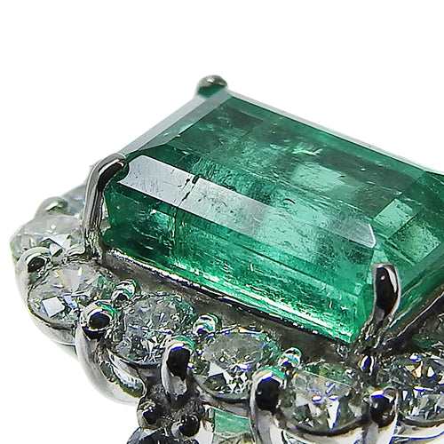 エメラルド ダイヤモンド リング E2.35/D1.00 Pt950プラチナ