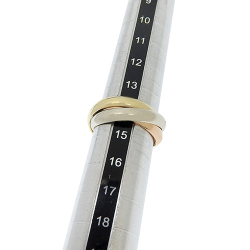 Trinity Ring, Yellow Gold (K18YG), White Gold (K18WG), Pink Gold (K18PG), Accessory, Jewelry