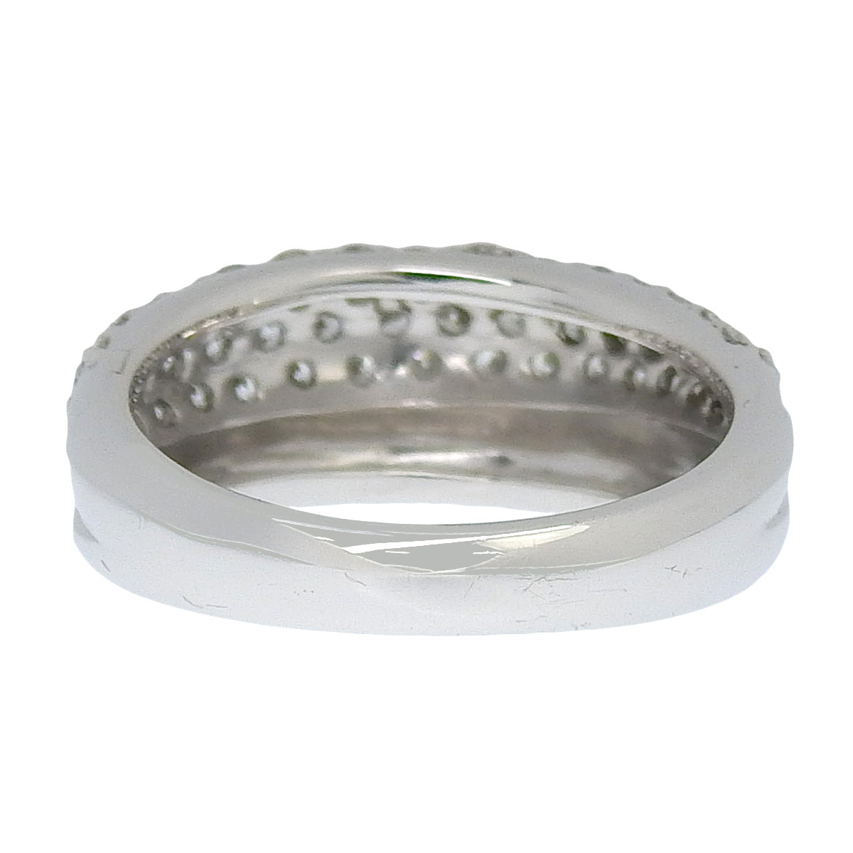 ダイヤモンド リング D0.90 K18 ホワイトゴールド WG パヴェ