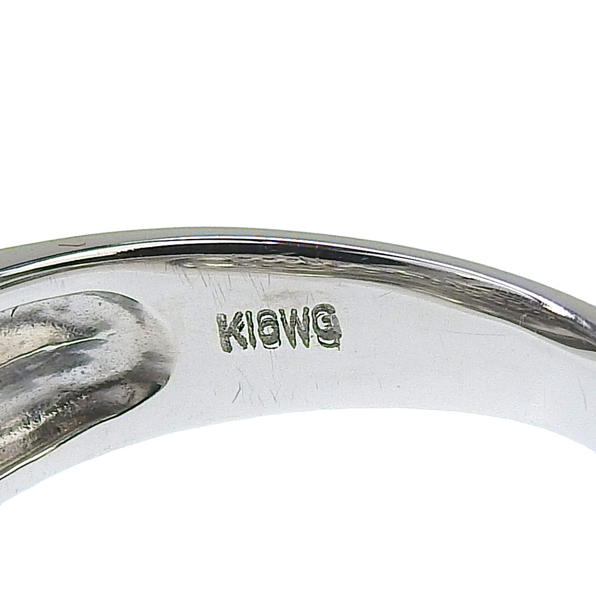 钻石戒指 D0.90 K18 白金 白金密镶