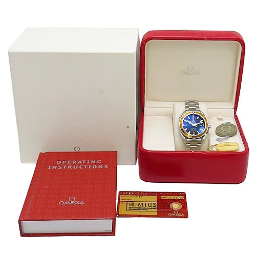 【保証書付】シーマスター プラネットオーシャン600 2209.5 SS ステンレス 自動巻き 2011年5月購入 ブラック シルバー