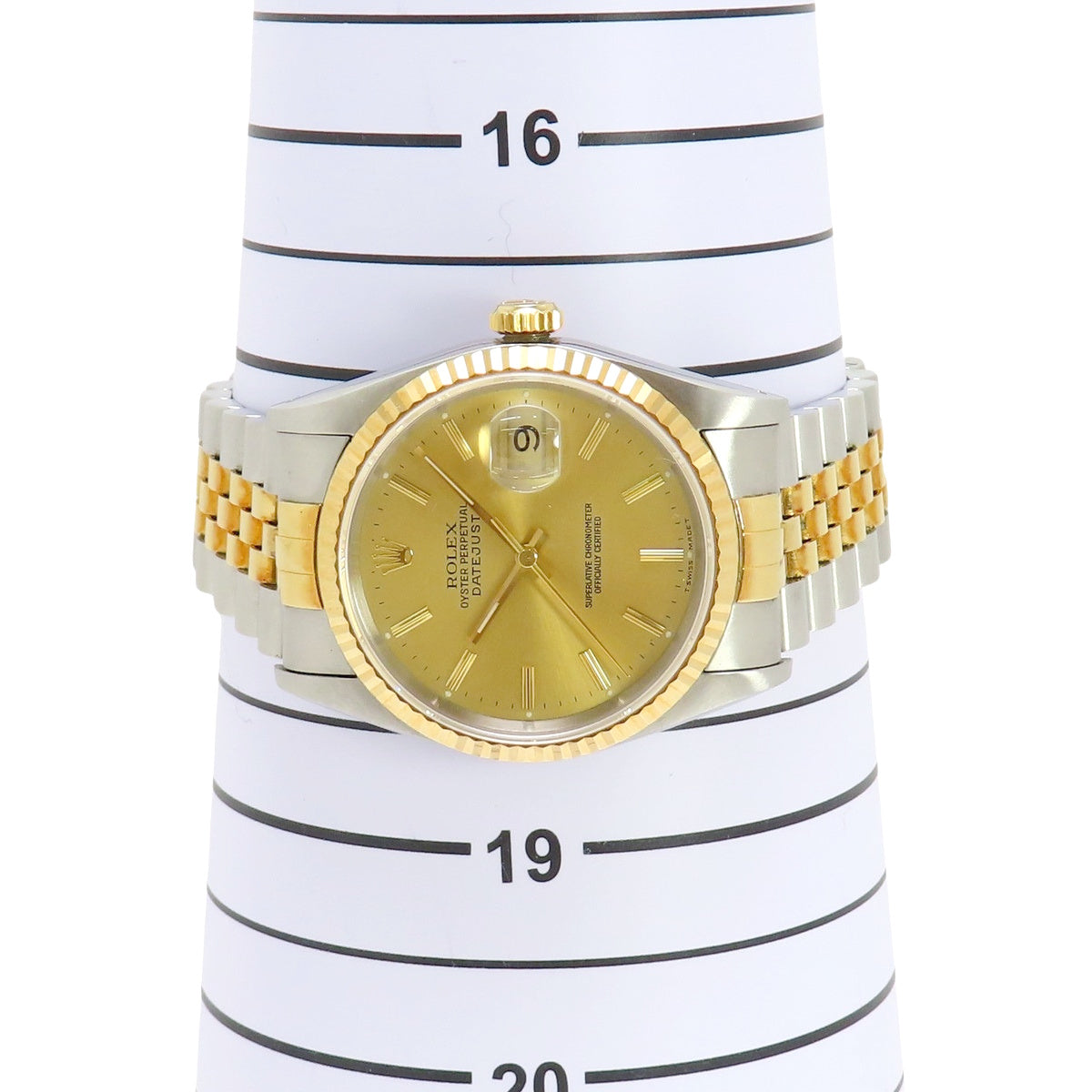 16233 日志型腕表 YG/SS X系列 自动上链 香槟金