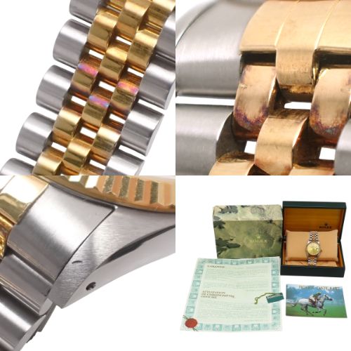 16233 日志型腕表 YG/SS X系列 自动上链 香槟金