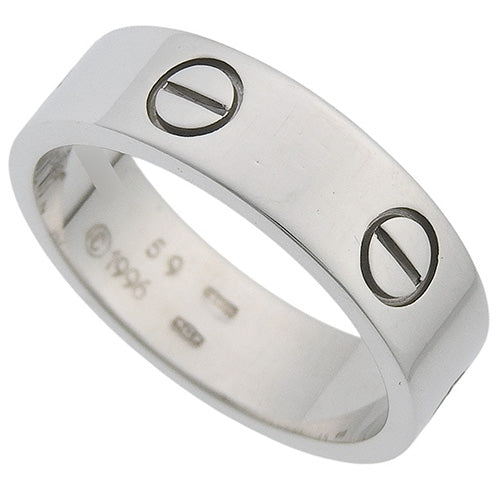 LOVE戒指 K18 白金 白金 爱情戒指