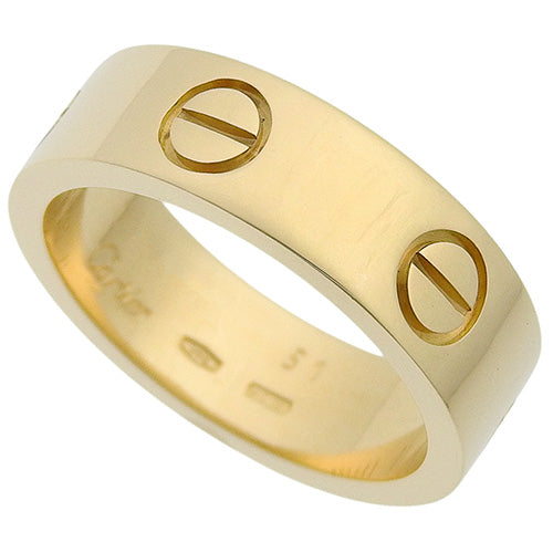 LOVE戒指 K18黄金YG Love戒指