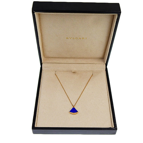 Diva Dream Necklace Lapis Lazuli/Diamond K18 Pink Gold PG