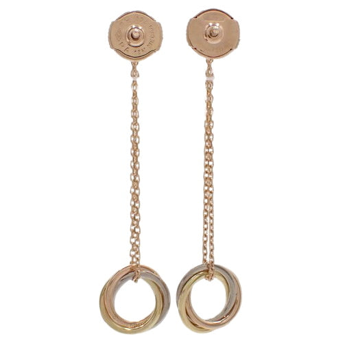 Sweet Trinity Earrings with Diamonds in 18K Yellow Gold (YG), 18K Pink Gold (PG), 18K White Gold (WG)