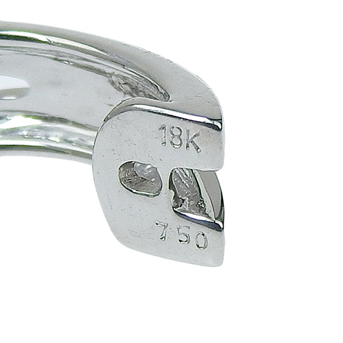 ルビー ダイヤモンド ピアス R0.57/D0.22 K18 ホワイトゴールド WG