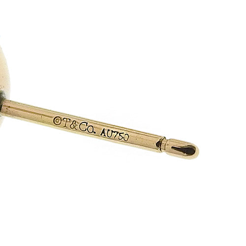 Ball earrings in 18K pink gold and PG