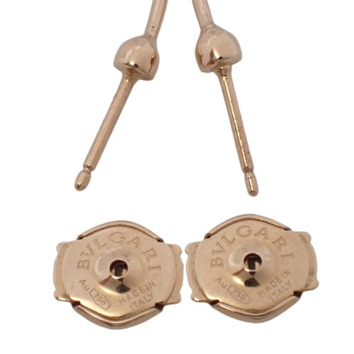 B-zero1 Hoop Earrings in 18K Pink Gold, PG and White Ceramic