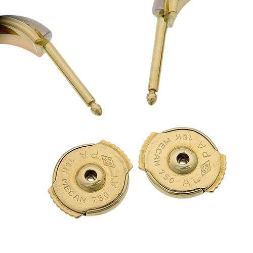 トリニティ ピアス K18 イエローゴールド YG K18 ピンクゴールド PG K18 ホワイトゴールド WG アクセサリー ジュエリー スリーカラー