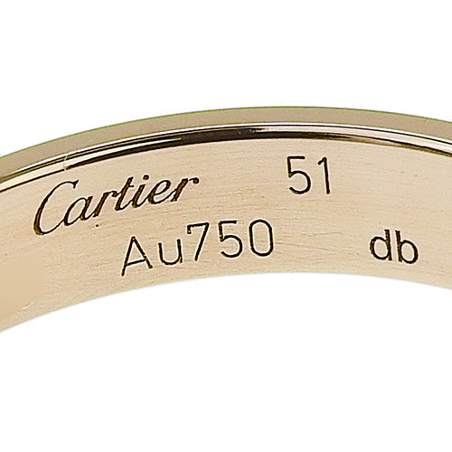 LOVE リング ミニモデル K18 ピンクゴールド PG