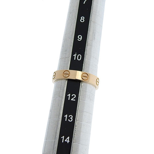 LOVE リング ミニモデル K18 ピンクゴールド PG