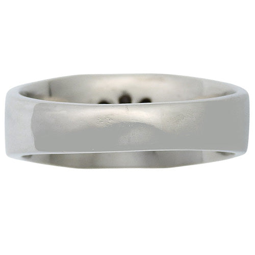 Signet Diamond Ring D0.28,0.12 Pt900 Platinum