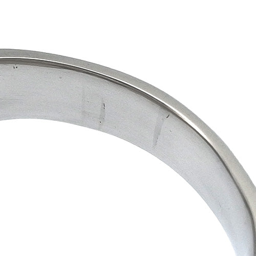 Signet Diamond Ring D0.28,0.12 Pt900 Platinum