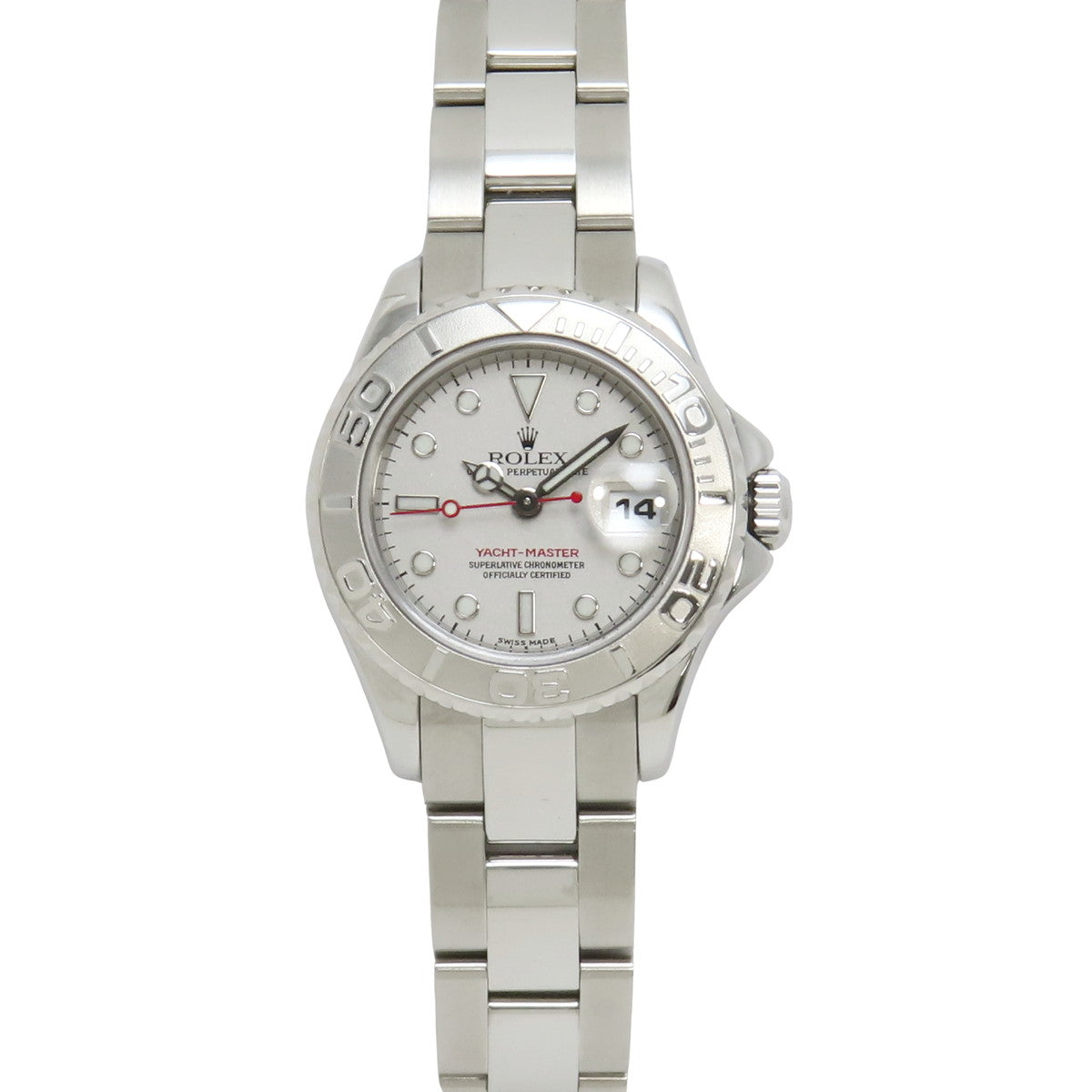 169622 游艇名仕型 PT/SS 劳力士铂金钢款 A字头 自动上链 银色