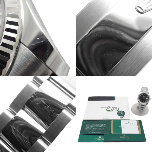 116234 日志型腕表 SS/WG 不锈钢 随机编号 自动上链 黑色