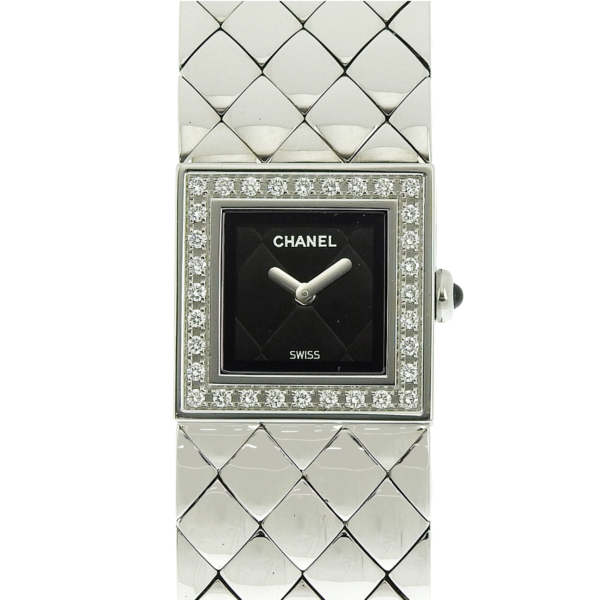 マトラッセ H0489 SS ベゼルダイヤ クオーツ レディース