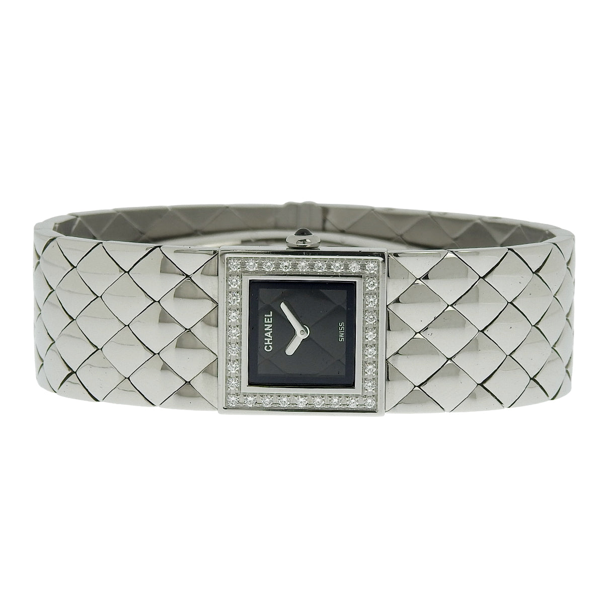 マトラッセ H0489 SS ベゼルダイヤ クオーツ レディース