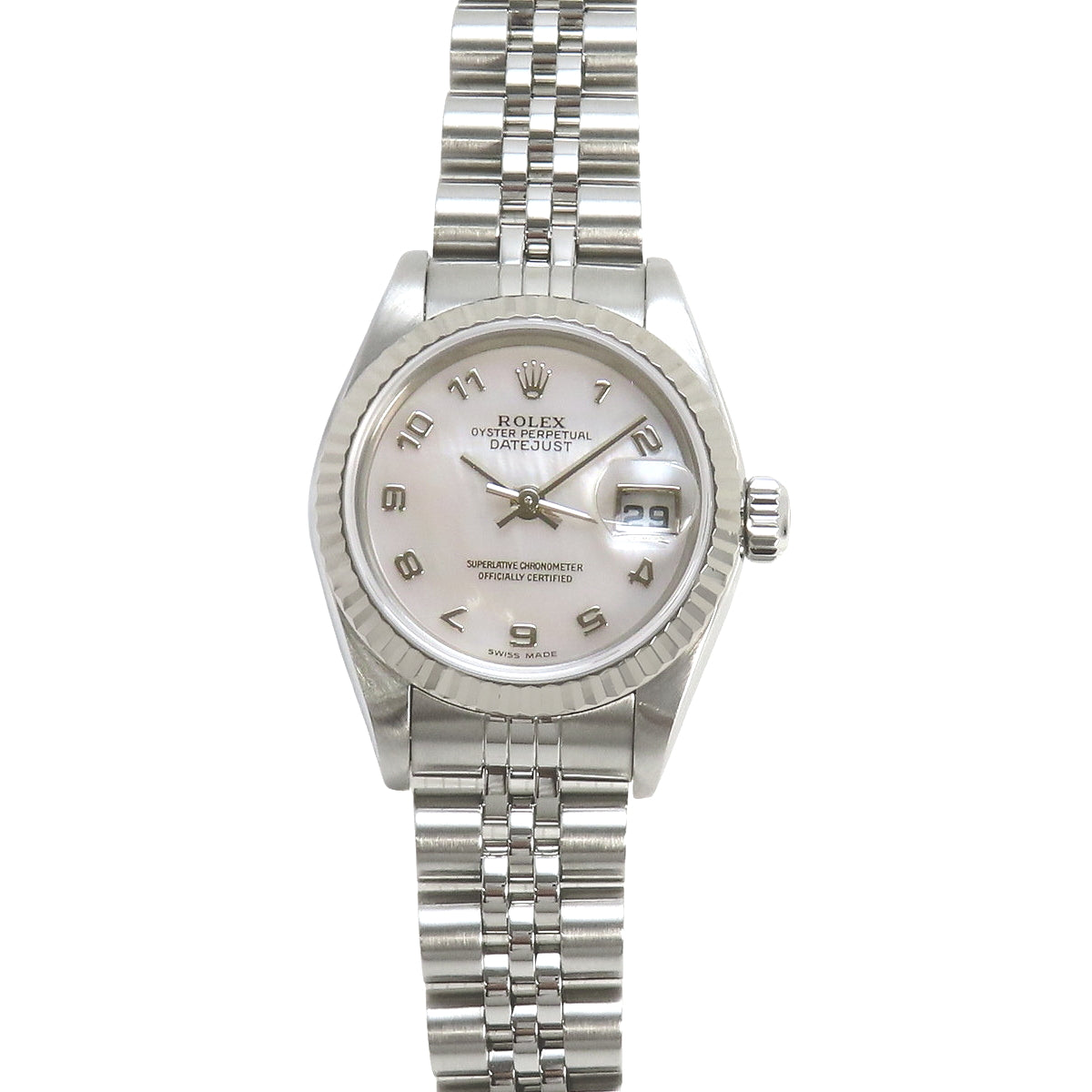 79174NA Datejust WG/SS F-series Automatic White Dial