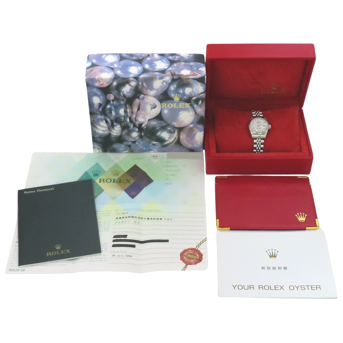 79174NA デイトジャスト WG/SS F番 自動巻き ホワイト