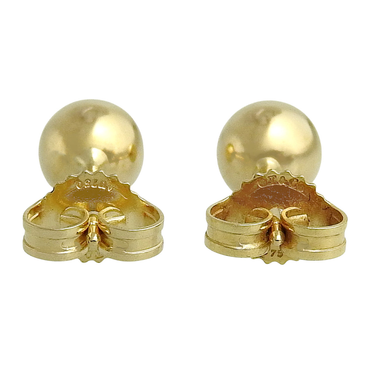 Hardware Ball Earrings, K18 Yellow Gold (YG)