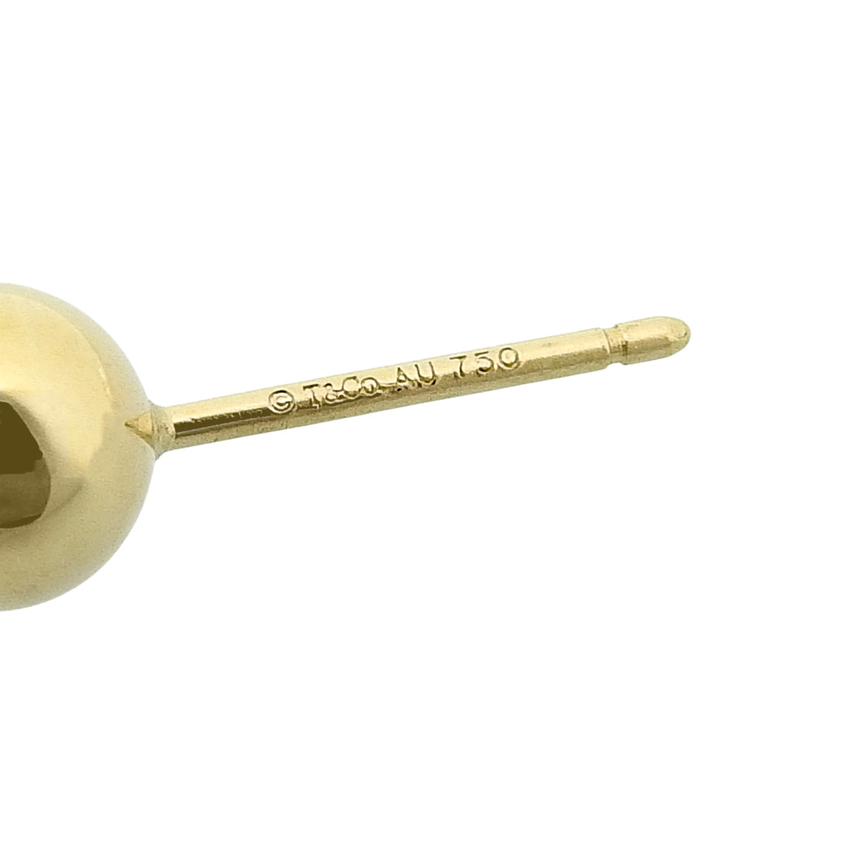 Hardware Ball Earrings, K18 Yellow Gold (YG)