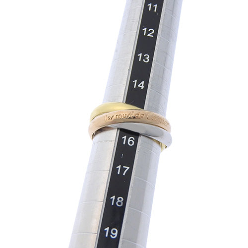 les must de Cartier トリニティ リング イエローゴールド K18YG ピンクゴールド K18PG K18 ホワイトゴールド WG アクセサリー ジュエリー 3連