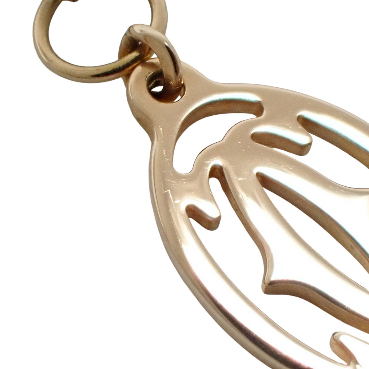 ダムール ネックレス ダイヤモンド 0.19 K18 ピンクゴールド PG パヴェ ジュエリー ペンダント