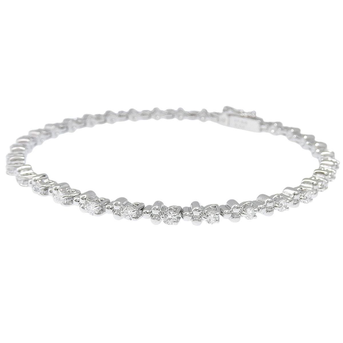 Diamond Bracelet Diamond D0.90 K18 White Gold WG