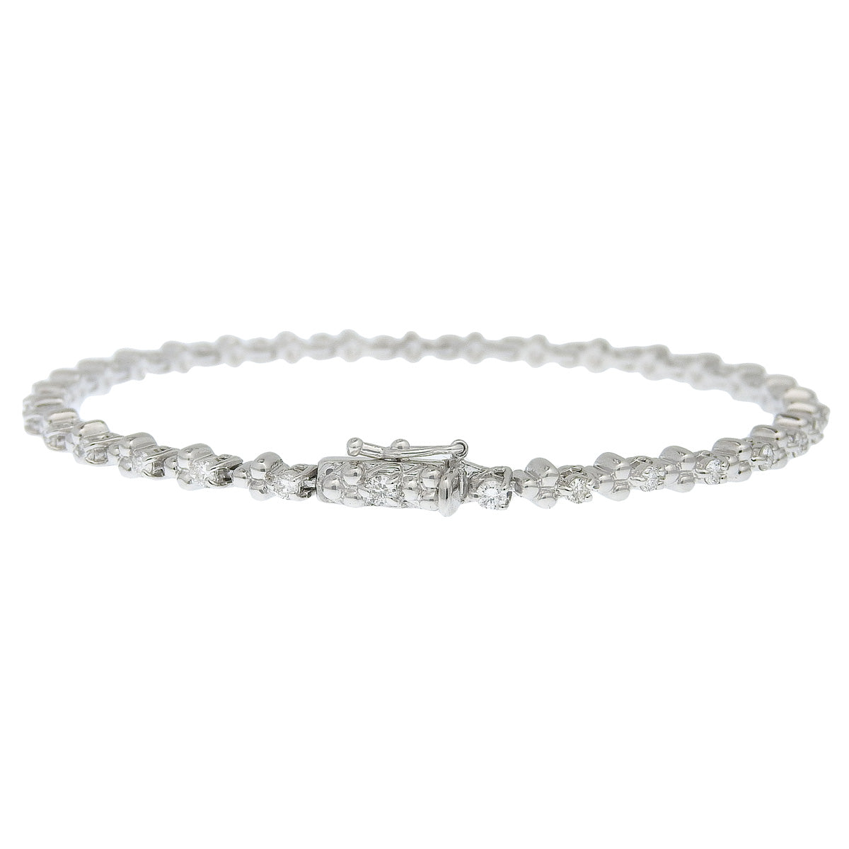 Diamond Bracelet Diamond D0.90 K18 White Gold WG
