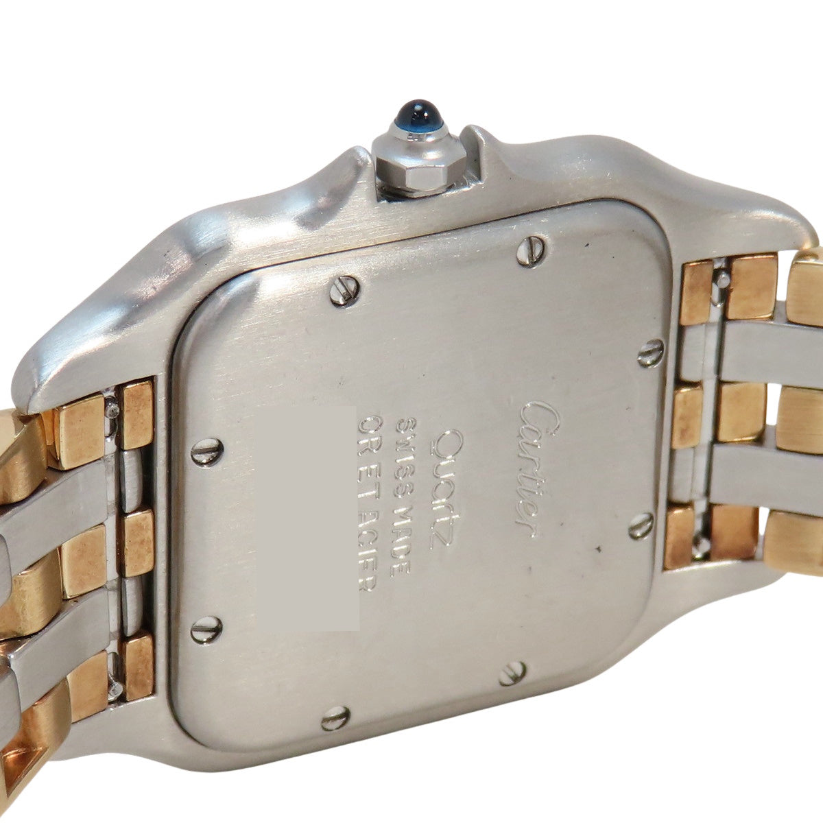 パンテールMM 3ロウ YG/SS アイボリー クオーツ レディース