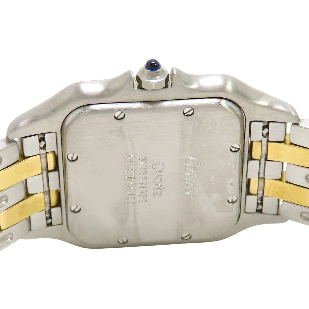 83083242 Panthère MM 2 Row YG/SS Quartz Ivory