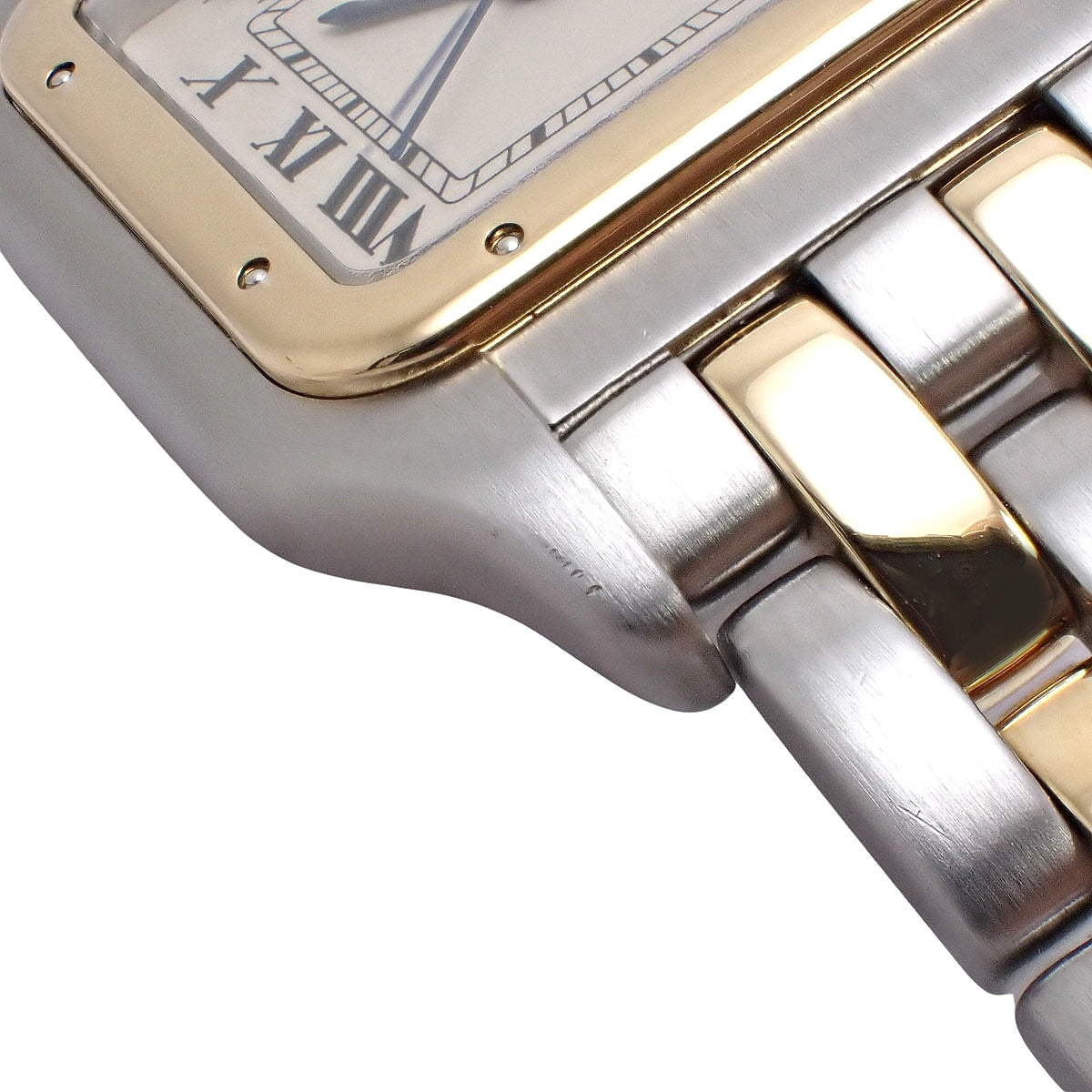 83083242 Panthère MM 2 Row YG/SS Quartz Ivory
