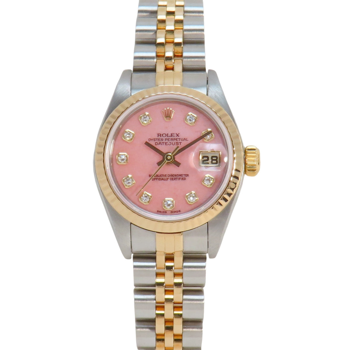 デイトジャスト 79173OPG YG/SS Y番 ピンクオパール文字盤 10PD 自動巻き レディース