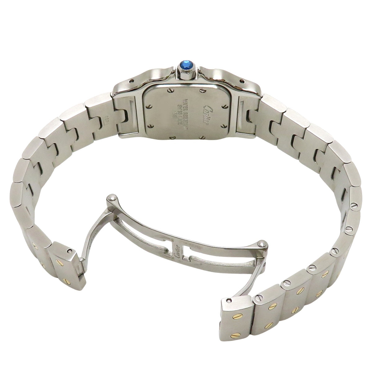 W20012C4 桑托斯-杜蒙系列 SM K18YG×SS 石英表 白色