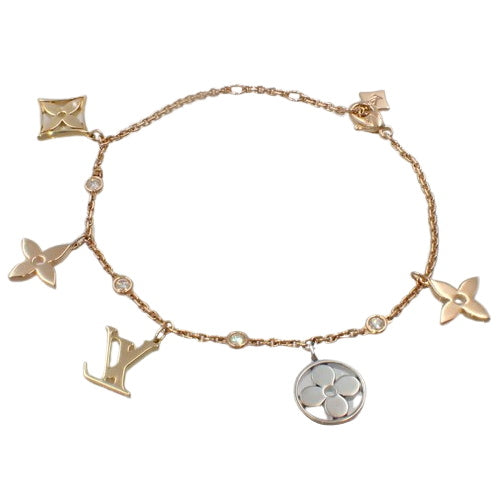 Brasserie Idylle 串珠手链,镶钻,18K 黄金 (YG),18K 粉红金 (YG),18K 白金 (WG),4PD