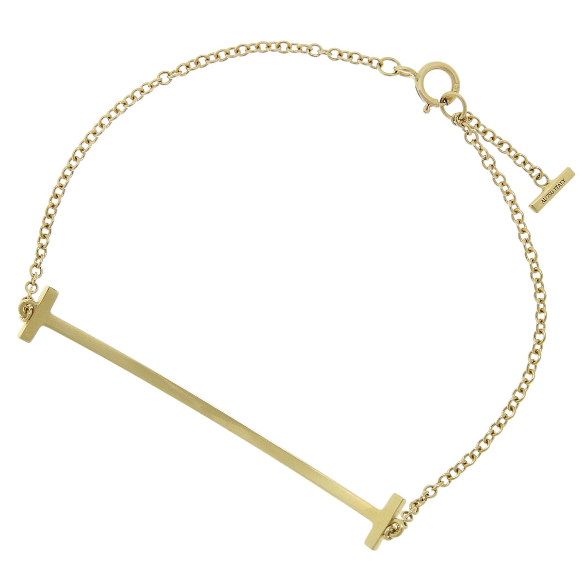 Smile Bracelet, Diamond, 18K Yellow Gold, Medium
